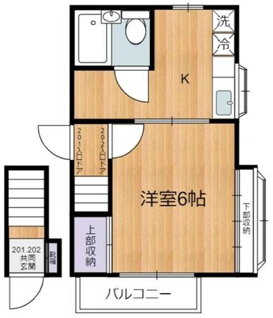 コーポ大泉の物件間取画像